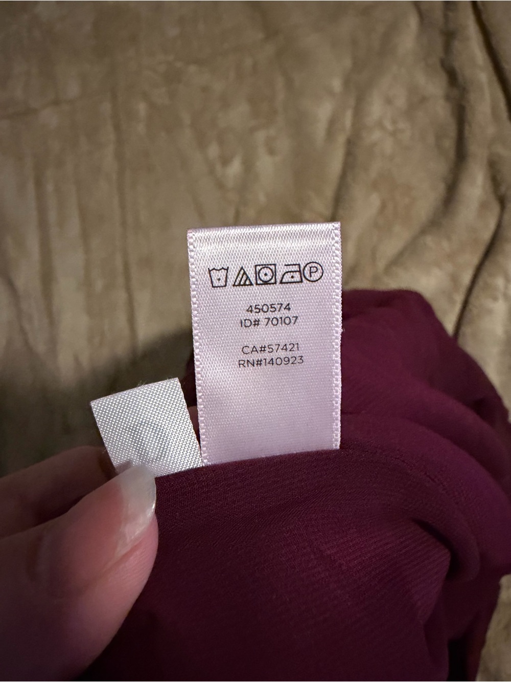 LOFT Classic Burgundy Wine Suede Feel Jacquard Cami Tank Top XS - Picture 5 of 7